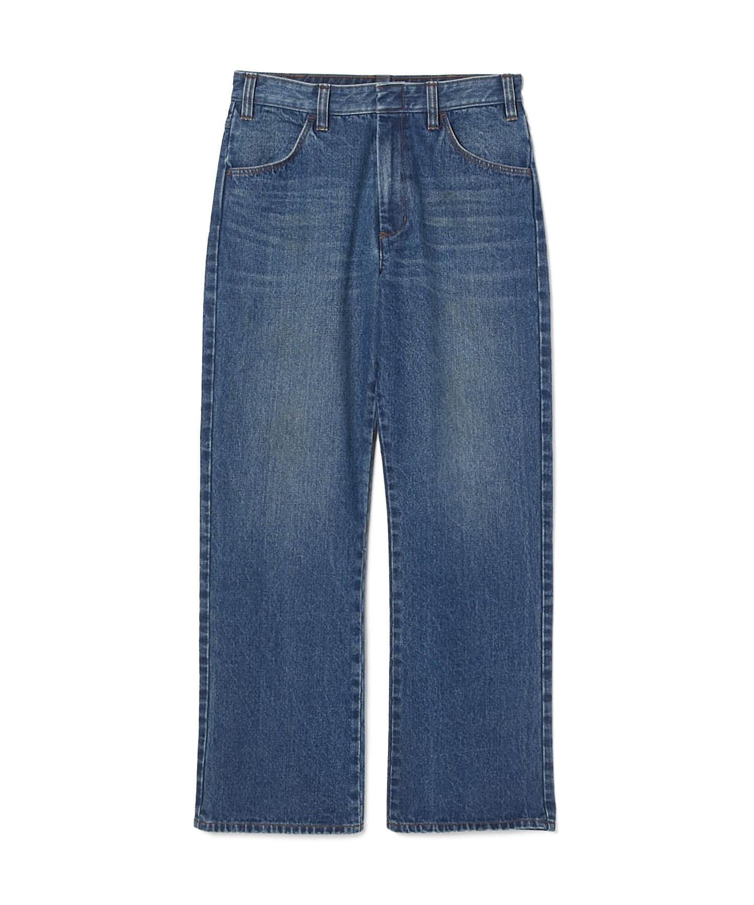【エヌ.ハリウッド/N.HOOLYWOOD / MEN】のN.HOOLYWOOD COMPILE x Dickies DENIM PANTS インテリア・キッズ・メンズ・レディースファッション・服の通販 founy(ファニー) 　ファッション　Fashion　メンズファッション　Fashion for Men　ボトムス　Bottoms　デニムパンツ・ジーンズ　Denim Pants　クラシック　Classic, Timeless Style　コレクション　Collection, Seasonal Line　デニム　Denim, Jeans Material　バランス　Balance, Style Balance　パッチ　Patch, Appliqué　フィット　Fit, Slim Fit　フレア　Flare, Flared　フロント　Front, Front Design　ポケット　Pocket, Pocket Detail　リメイク　Remake, Reconstructed　リラックス　Relax, Relaxed Fit　ワーク　Workwear, Utility Style　BLUE|ID: prp329100004643331 ipo3291000000033495639
