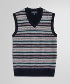 【ブルックス ブラザーズ/Brooks Brothers / MEN】のウール/アルパカ フェアアイル Vネックベスト マルチ|ID: prp329100004643362 ipo3291000000033495872