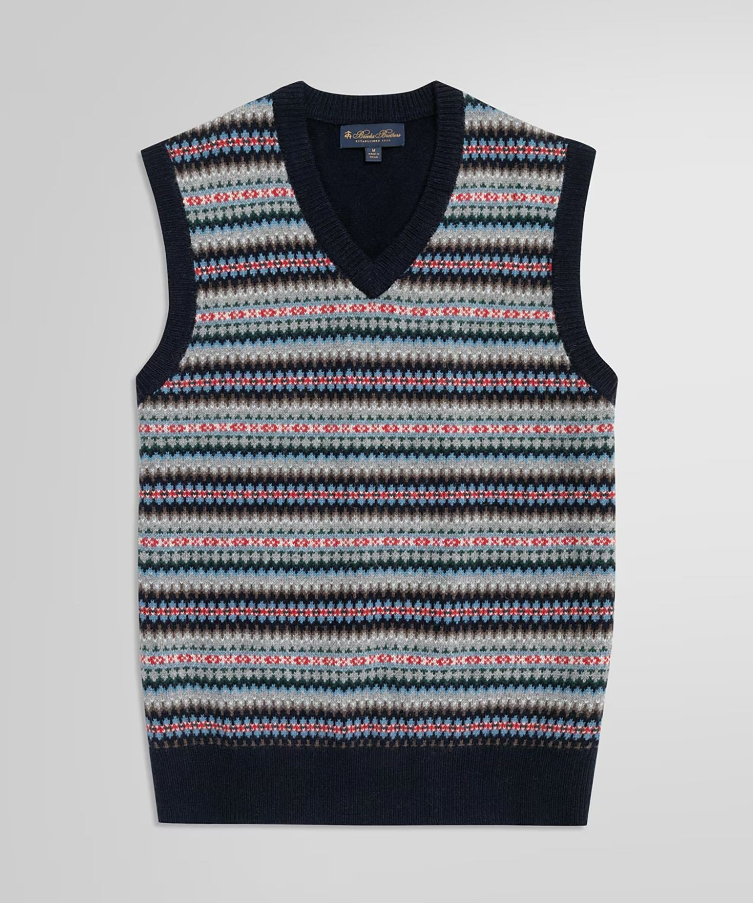 【ブルックス ブラザーズ/Brooks Brothers / MEN】のウール/アルパカ フェアアイル Vネックベスト インテリア・キッズ・メンズ・レディースファッション・服の通販 founy(ファニー) 　ファッション　Fashion　メンズファッション　Fashion for Men　シルク　Silk, 100% Silk　ジャケット　Jacket, Outerwear　ベスト　Vest, Waistcoat　エレガント 上品　Elegant　人気　Popular, Best Seller　A/W・秋冬　Autumn/Winter　マルチ|ID: prp329100004643362 ipo3291000000033495872
