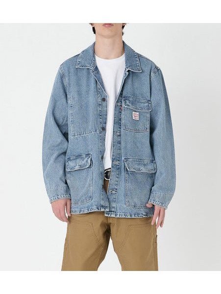 【リーバイス/Levis / MEN】のWORKWEAR エンジニアコート インテリア・キッズ・メンズ・レディースファッション・服の通販 founy(ファニー) https://founy.com/ ファッション Fashion メンズファッション Fashion for Men キャンバス Canvas, Canvas Fabric コレクション Collection, Seasonal Line ジーンズ Jeans, Denim Pants ストレッチ Stretch, Stretchy Fabric デニム Denim, Jeans Material ポケット Pocket, Pocket Detail ループ Loop, Loop Knit ワーク Workwear, Utility Style |ID: prp329100004643368 ipo3291000000033495928