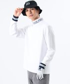 【その他のブランド/Other】のORANGE LABEL / ツイルジャージ ロゴ モックネックシャツ WHITE|ID: prp329100004643376 ipo3291000000033496022