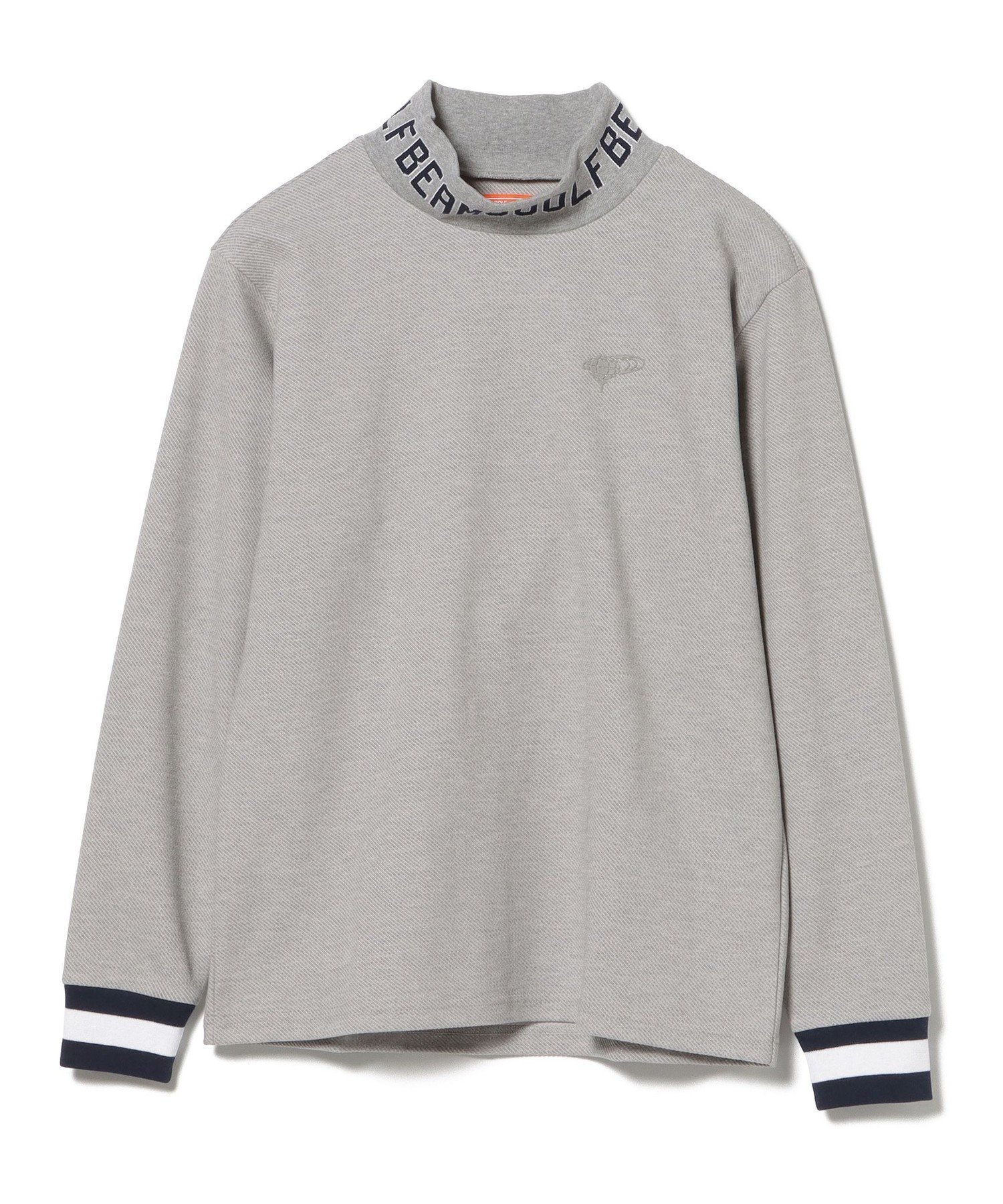 【その他のブランド/Other】のORANGE LABEL / ツイルジャージ ロゴ モックネックシャツ インテリア・キッズ・メンズ・レディースファッション・服の通販 founy(ファニー) 　ファッション　Fashion　メンズファッション　Fashion for Men　アウトドア　Outdoor Clothing　キャップ　Cap, Baseball Cap　ジャカード／ジャガード　Jacquard, Woven Pattern　ストレッチ　Stretch, Stretchy Fabric　モチーフ　Motif, Design Theme　リラックス　Relax, Relaxed Fit　おすすめ　Recommended / Our Picks　ゴルフ　Golf　GREY|ID: prp329100004643376 ipo3291000000033496023