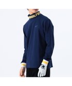 【その他のブランド/Other】のORANGE LABEL / ツイルジャージ ロゴ モックネックシャツ NAVY|ID: prp329100004643376 ipo3291000000033496024