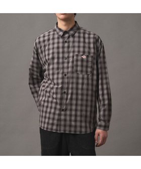 【ビショップ/Bshop / MEN】のレギュラーカラー 長袖ワークシャツ MEN 人気、トレンドファッション・服の通販 founy(ファニー) ファッション Fashion メンズファッション Fashion for Men クラシカル Classical, Vintage-Inspired チェック Check, Plaid, Tartan テクスチャー Texture, Textured Fabric パッチ Patch, Appliqué ポケット Pocket, Pocket Detail ラバー Rubber, Rubber Sole レギュラー Regular, Standard Fit ワイド Wide, Wide Fit ワーク Workwear, Utility Style 長袖 Long Sleeve, Full Sleeve |ID:prp329100004643379