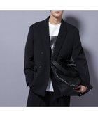 【ナノ ユニバース/nano universe / MEN】のReflax ダブルクロスウェザーダブルブレストジャケット(セットアップ可) ブラック|ID: prp329100004643389 ipo3291000000033496177