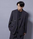 【ナノ ユニバース/nano universe / MEN】のReflax ダブルクロスウェザーダブルブレストジャケット(セットアップ可) チャコール3|ID: prp329100004643389 ipo3291000000033496178