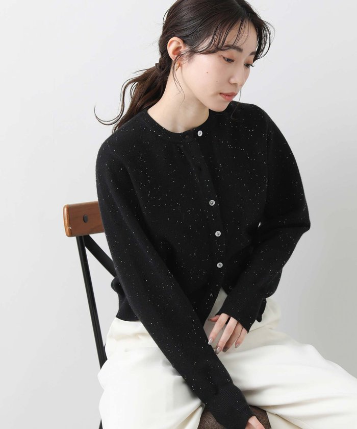 【グレディブリリアン/Gready Brilliant】のスパンコールクルーカーディガン インテリア・キッズ・メンズ・レディースファッション・服の通販 founy(ファニー) https://founy.com/ ファッション Fashion レディースファッション Fashion for Women トップス・カットソー Cut & Sew Tops カーディガン・羽織り Layered Style Cardigans カーディガン Cardigan, Knitwear スパンコール Sequins, Sequin Embellishment ベーシック Basic, Essential エレガント 上品 Elegant |ID: prp329100004643410 ipo3291000000033496377
