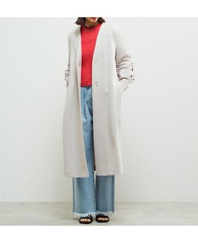【ソフィット/Soffitto】の《定番》ノーカラータックスリーブコート 人気、トレンドファッション・服の通販 founy(ファニー) ファッション Fashion レディースファッション Fashion for Women アウター Coat / Outerwear Collection コート・ロングコート・ピーコート Long Coats, Peacoats & More シューズ Shoes, Footwear フォーマル Formal, Dressy ボトム Bottoms, Lower Wear エレガント 上品 Elegant 定番 Standard, Basic Item |ID:prp329100004643411