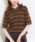 【ジャーナルスタンダード/JOURNAL STANDARD】のベロアニット ポロシャツ 人気、トレンドファッション・服の通販 founy(ファニー) ファッション Fashion レディースファッション Fashion for Women トップス・カットソー Cut & Sew Tops ニット Knit Tops & Sweaters シャツ・ブラウス・オフィスカジュアル Elegant Blouses & Button-Ups ポロシャツ・きれいめカジュアル Smart-Casual Polo Tops ベロアトップス Velour Tops / Velvet-Look Items 2025年 2025 2025-2026秋冬・A/W Autumn/Winter 2025–26 AW25–26 ジャケット Jacket, Outerwear ブルゾン Blouson, Bomber Jacket ベロア Velour, Soft Velvet ボーダー Border, Stripe ポロシャツ Polo Shirt, Collared Tee 秋 Autumn thumbnail ブラウン A|ID: prp329100004643414 ipo3291000000033496421
