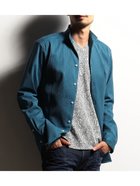 【ニコル/NICOLE / MEN】の【RIELABO】ストレッチドビー スタンドシャツ 60ブルー|ID: prp329100004643431 ipo3291000000033496643