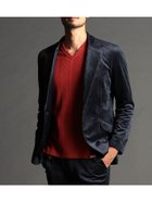 【ニコル/NICOLE / MEN】のハイブリッドベルベット ジャケット 67ネイビー|ID: prp329100004643432 ipo3291000000033496650