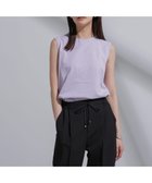 【ナノ ユニバース/nano universe】のAnti Soaked 汗染み防止 カラフルノースリTシャツ 人気、トレンドファッション・服の通販 founy(ファニー) ファッション Fashion レディースファッション Fashion for Women トップス・カットソー Cut & Sew Tops シャツ・ブラウス・オフィスカジュアル Elegant Blouses & Button-Ups ロングTシャツ・Tシャツ Longline T-Shirts & Tees カラフル Colorful Design 吸水 Absorbent, Quick-Dry シンプル Simple, Minimal スリット Slit, Slit Detail 定番 Standard, Basic Item ノースリーブ Sleeveless, No-Sleeve 人気 Popular, Best Seller バランス Balance, Style Balance ワイド Wide, Wide Fit 再入荷 Restock / Back in Stock 2024年 2024 2024春夏・S/S Spring/Summer 2024 SS24 エレガント 上品 Elegant ビジネス 仕事 通勤 Business / Work / Commuting thumbnail ラベンダー3|ID: prp329100004643436 ipo3291000000033496668