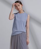 【ナノ ユニバース/nano universe】のAnti Soaked 汗染み防止 カラフルノースリTシャツ 人気、トレンドファッション・服の通販 founy(ファニー) ファッション Fashion レディースファッション Fashion for Women トップス・カットソー Cut & Sew Tops シャツ・ブラウス・オフィスカジュアル Elegant Blouses & Button-Ups ロングTシャツ・Tシャツ Longline T-Shirts & Tees カラフル Colorful Design 吸水 Absorbent, Quick-Dry シンプル Simple, Minimal スリット Slit, Slit Detail 定番 Standard, Basic Item ノースリーブ Sleeveless, No-Sleeve 人気 Popular, Best Seller バランス Balance, Style Balance ワイド Wide, Wide Fit 再入荷 Restock / Back in Stock 2024年 2024 2024春夏・S/S Spring/Summer 2024 SS24 エレガント 上品 Elegant ビジネス 仕事 通勤 Business / Work / Commuting thumbnail ブルー|ID: prp329100004643436 ipo3291000000033496673