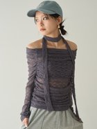 【リリーブラウン/Lily Brown】のドレープオフショルレーストップス 人気、トレンドファッション・服の通販 founy(ファニー) ファッション Fashion レディースファッション Fashion for Women トップス・カットソー Cut & Sew Tops エレガント 上品 Elegant ギャザー Gathered, Ruffled ドレープ Drape, Draping Fabric フェミニン Feminine, Girly レース Lace, Lace Fabric 春 Spring 雑誌 Magazine, Fashion Magazine thumbnail CGRY[007]|ID: prp329100004643443 ipo3291000000033496756