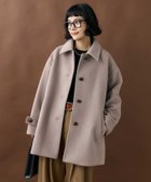 【フリークスストア/FREAK'S STORE】のビーバー ステンカラーショートコート 24AW ブラウン|ID: prp329100004643452 ipo3291000000033496923