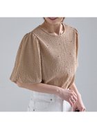 【テチチ/Te chichi】のメタルドットボリュームスリーブトップス ベージュ|ID: prp329100004643462 ipo3291000000033497012