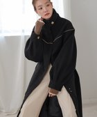 【バブ ブージュルード/Bab Bou Jeloud】の配色パイピングコート BLACK|ID: prp329100004643474 ipo3291000000033497107