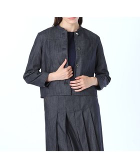 【スキャパ/SCAPA】のソフトシャンブレージャケット 人気、トレンドファッション・服の通販 founy(ファニー) ファッション Fashion レディースファッション Fashion for Women アウター Coat / Outerwear Collection レディースジャケット・軽アウター Jackets おすすめ Recommended / Our Picks シャンブレー Chambray, Denim-Like Fabric ジャケット Jacket, Outerwear セットアップ Set-Up, Coordinated Outfit |ID:prp329100004643762