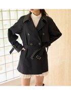 【スナイデル/SNIDEL】のバリエーションミドルトレンチコート NVY[089]|ID:prp329100004643784