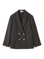 【スナイデル/SNIDEL】のSustainableメタルボタンテーラードジャケット 人気、トレンドファッション・服の通販 founy(ファニー) ファッション Fashion レディースファッション Fashion for Women アウター Coat / Outerwear Collection レディースジャケット・軽アウター Jackets テーラードジャケット / 通勤・きれいめスタイル Tailored Jackets & Blazers エレガント 上品 Elegant 今季 This Season, Current Season シンプル Simple, Minimal ジャケット Jacket, Outerwear ストレート Straight, Straight Cut ダブル Double, Double-Breasted ツイル Twist, Twisted Detail 定番 Standard, Basic Item 人気 Popular, Best Seller ベーシック Basic, Essential メタル Metal, Metal Parts 無地 Plain, Solid Color リュクス Luxury, Elegant, High-End, Chic ロング Long, Long-Length A/W・秋冬 Autumn/Winter おすすめ Recommended / Our Picks |ID:prp329100004643787