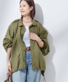 【ジャーナルスタンダード レサージュ/journal standard L'essage】の《追加 》《別注》【ILL ONE EIGHTY/イル ワンエイティ】ショートブルゾン 人気、トレンドファッション・服の通販 founy(ファニー) ファッション Fashion レディースファッション Fashion for Women アウター Coat / Outerwear Collection ブルゾンジャケット・スポーティアウター Blouson Jackets 2025年 2025 2025-2026秋冬・A/W Autumn/Winter 2025–26 AW25–26 ショート Short, Short Length ドローコード Drawcord, Drawstring Cord ブルゾン Blouson, Bomber Jacket ミリタリー Military, Army Style 別注 Limited Edition, Custom Order thumbnail グリーン|ID: prp329100004643815 ipo3291000000033502906