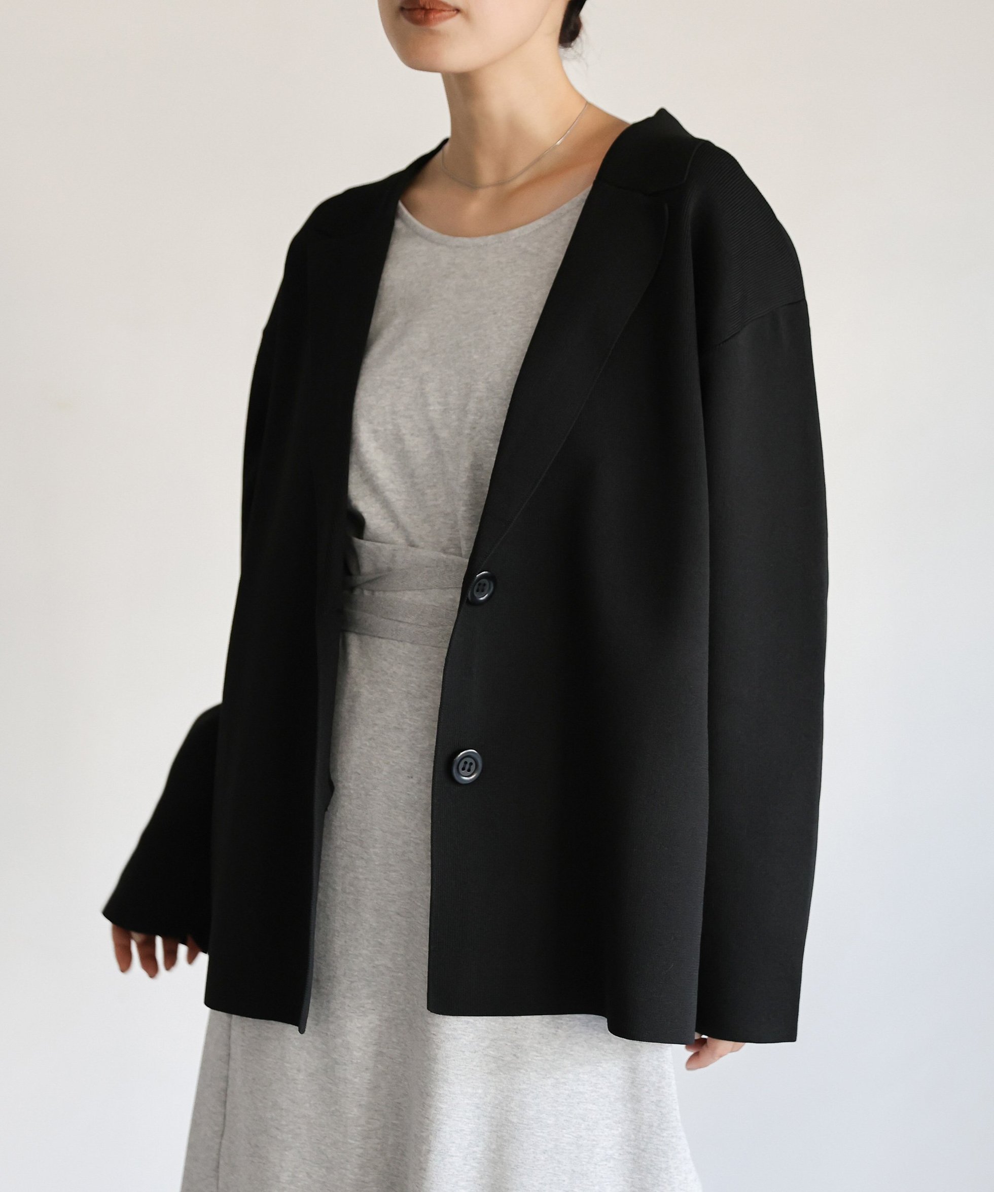 【セレクトモカ/SELECT MOCA】の【Et】スポンディッシュニットジャケット インテリア・キッズ・メンズ・レディースファッション・服の通販 founy(ファニー) 　ファッション　Fashion　レディースファッション　Fashion for Women　アウター　Coat / Outerwear Collection　レディースジャケット・軽アウター　Jackets　カーディガン　Cardigan, Knitwear　ジャケット　Jacket, Outerwear　エレガント 上品　Elegant　ビジネス 仕事 通勤　Business / Work / Commuting　ブラック-990|ID: prp329100004643819 ipo3291000000033502956