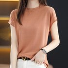 【ミニミニストア/miniministore】のサマーニット レディース 半袖ニットソー 人気、トレンドファッション・服の通販 founy(ファニー) ファッション Fashion レディースファッション Fashion for Women トップス・カットソー Cut & Sew Tops ニット Knit Tops & Sweaters サマー Summer, Summer Style スマート Smart, Elegant スリーブ Sleeve, Long Sleeve / Short Sleeve ニットソー Knit-Sewn, Cut & Sew Knit フレンチ French, French Style エレガント 上品 Elegant 半袖 Short Sleeve, Half Sleeve 夏 Summer ビジネス 仕事 通勤 Business / Work / Commuting thumbnail ダスティオレンジ|ID: prp329100004643842 ipo3291000000033503336