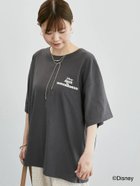【テチチ/Te chichi】の【Disney】ふしぎの国のアリス/プリントTシャツ1 人気、トレンドファッション・服の通販 founy(ファニー) ファッション Fashion レディースファッション Fashion for Women トップス・カットソー Cut & Sew Tops シャツ・ブラウス・オフィスカジュアル Elegant Blouses & Button-Ups ロングTシャツ・Tシャツ Longline T-Shirts & Tees グラフィック Graphic, Graphic Design シンプル Simple, Minimal プリント Print, Printed Pattern リラックス Relax, Relaxed Fit thumbnail チャコールグレー|ID: prp329100004643854 ipo3291000000033503438