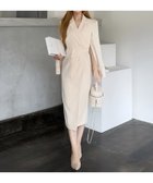 【ロイヤルパーティー/ROYAL PARTY】のウエストタックケープワンピース 人気、トレンドファッション・服の通販 founy(ファニー) ファッション Fashion レディースファッション Fashion for Women ワンピース Dresses シンプル Simple, Minimal フィット Fit, Slim Fit thumbnail オフホワイト|ID: prp329100004643879 ipo3291000000034520153