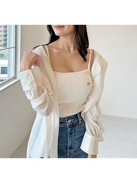 【スナイデル/SNIDEL】のSustainableシアーシャツ 人気、トレンドファッション・服の通販 founy(ファニー) ファッション Fashion レディースファッション Fashion for Women トップス・カットソー Cut & Sew Tops シャツ・ブラウス・オフィスカジュアル Elegant Blouses & Button-Ups ウェーブ Wavy Pattern キャミソール Camisole, Spaghetti Strap Top ショルダー Shoulder, Shoulder Strap ドロップ Drop Shoulder, Dropped Style ポケット Pocket, Pocket Detail おすすめ Recommended / Our Picks |ID:prp329100004643939