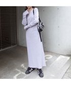 【コーナーズ/CORNERS】のリブロングワンピース 人気、トレンドファッション・服の通販 founy(ファニー) ファッション Fashion レディースファッション Fashion for Women ワンピース Dresses アクセサリー Fashion Accessories シンプル Simple, Minimal スタイリッシュ Stylish, Fashionable フィット Fit, Slim Fit thumbnail グレー|ID: prp329100004643952 ipo3291000000033504103