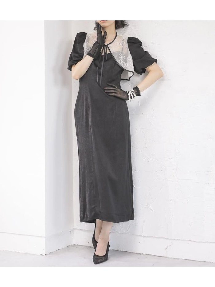 【ラシュッド/LASUD】のフラワービジューボレロワンピース インテリア・キッズ・メンズ・レディースファッション・服の通販 founy(ファニー) https://founy.com/ ファッション Fashion レディースファッション Fashion for Women アウター Coat / Outerwear Collection ボレロ・ショート丈ジャケット / ドレス羽織りに Boleros & Short Jackets おすすめ Recommended / Our Picks キャミソール Camisole, Spaghetti Strap Top ジャケット Jacket, Outerwear ドレス Dress, One-Piece ネックレス Necklace, Pendant Necklace パール Pearl, Pearl Accent フィット Fit, Slim Fit フロント Front, Front Design ボレロ Bolero, Short Cardigan リボン Ribbon, Bow |ID: prp329100004643996 ipo3291000000033610690