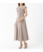 【ミッシュマッシュ/MISCH MASCH】のMM537413 アシメボタンビッグカラーワンピース 人気、トレンドファッション・服の通販 founy(ファニー) ファッション Fashion レディースファッション Fashion for Women ワンピース Dresses アシンメトリー Asymmetrical Style ビッグ Big, Oversized フレア Flare, Flared リボン Ribbon, Bow ワンポイント One Point, Statement Accent thumbnail ベージュ|ID: prp329100004644033 ipo3291000000033625575