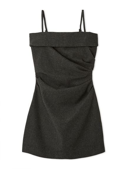 【スナイデル/SNIDEL】のウールベアミニワンピース インテリア・キッズ・メンズ・レディースファッション・服の通販 founy(ファニー) 　ファッション　Fashion　レディースファッション　Fashion for Women　ワンピース　Dresses　ウェーブ　Wavy Pattern　シャーリング　Shirring, Ruched　ジャケット　Jacket, Outerwear　トレンド　Trend, Trending Now　ドレープ　Drape, Draping Fabric　フィット　Fit, Slim Fit　フェミニン　Feminine, Girly　ラップ　Wrap, Wrap Design　おすすめ　Recommended / Our Picks　GRY[006]|ID: prp329100004644057 ipo3291000000033504715