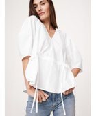 【バナナ リパブリック/BANANA REPUBLIC】のポプリン シンチウエスト トップス 人気、トレンドファッション・服の通販 founy(ファニー) ファッション Fashion レディースファッション Fashion for Women トップス・カットソー Cut & Sew Tops ストレート Straight, Straight Cut フィット Fit, Slim Fit リラックス Relax, Relaxed Fit thumbnail WHITE|ID: prp329100004644060 ipo3291000000033593283