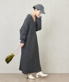 【フリークスストア/FREAK'S STORE】のミニ ブークレ Vネック ニット ワンピース【限定展開】 24AW スミクロ|ID: prp329100004644063 ipo3291000000033556548