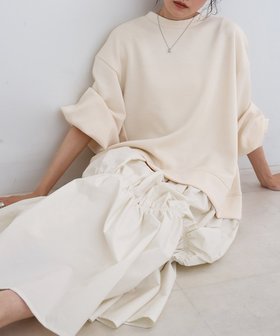 【バブ ブージュルード/Bab Bou Jeloud】の【低身長向けサイズあり】異素材ドッキングギャザーワンピース 人気、トレンドファッション・服の通販 founy(ファニー) ファッション Fashion レディースファッション Fashion for Women ワンピース Dresses カットソー Cut and Sewn Top ギャザー Gathered, Ruffled シンプル Simple, Minimal スニーカー Sneakers, Trainers ドッキング Docking, Mixed Material ラウンド Round, Round Neck リラックス Relax, Relaxed Fit おすすめ Recommended / Our Picks |ID:prp329100004644077