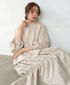 【バブ ブージュルード/Bab Bou Jeloud】の【低身長向けサイズあり】異素材ドッキングギャザーワンピース 人気、トレンドファッション・服の通販 founy(ファニー) ファッション Fashion レディースファッション Fashion for Women ワンピース Dresses カットソー Cut and Sewn Top ギャザー Gathered, Ruffled シンプル Simple, Minimal スニーカー Sneakers, Trainers ドッキング Docking, Mixed Material ラウンド Round, Round Neck リラックス Relax, Relaxed Fit おすすめ Recommended / Our Picks thumbnail BEIGE|ID: prp329100004644077 ipo3291000000033634618