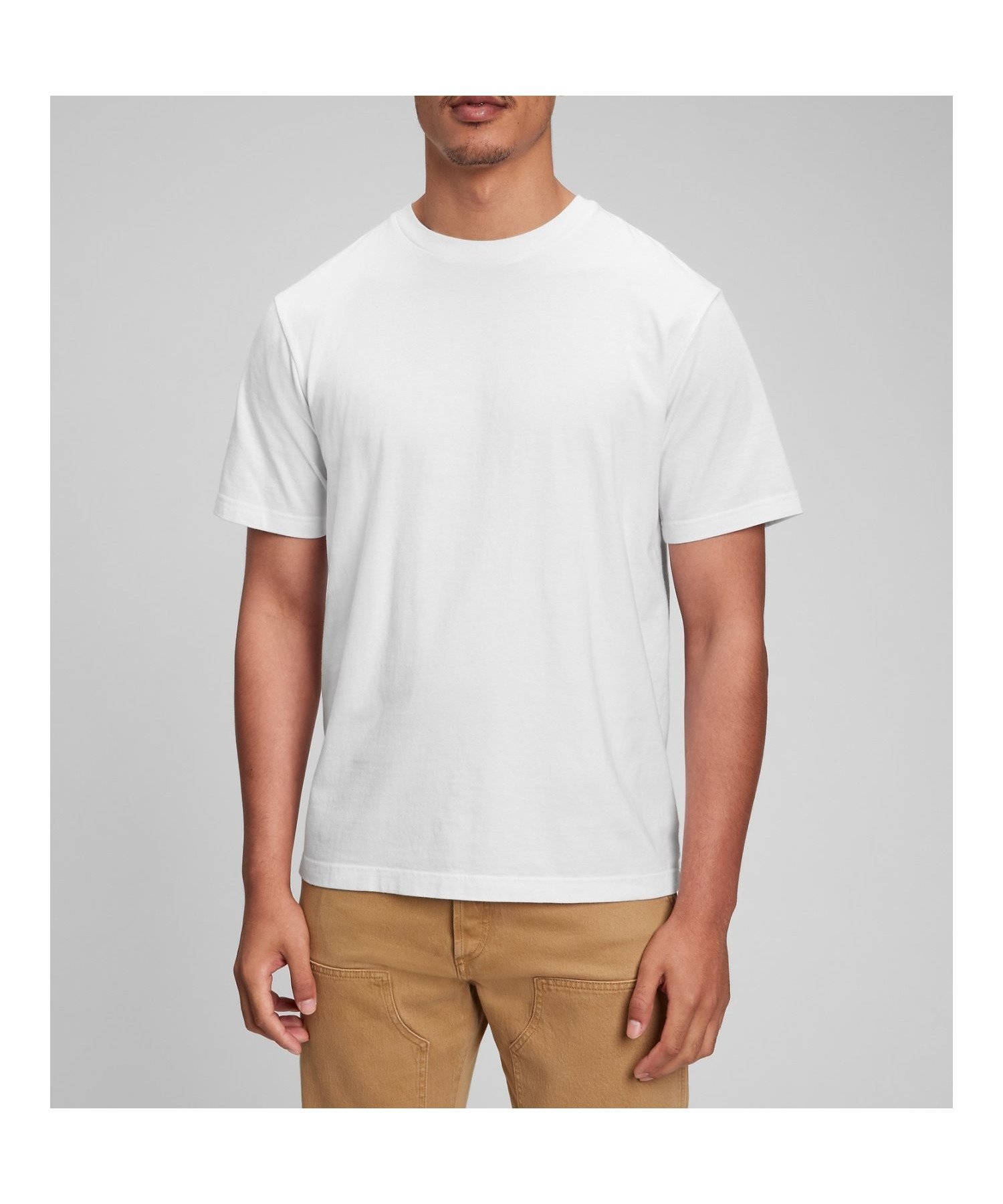 【ギャップ/GAP】のオリジナルTシャツ インテリア・キッズ・メンズ・レディースファッション・服の通販 founy(ファニー) 　ファッション　Fashion　レディースファッション　Fashion for Women　トップス・カットソー　Cut & Sew Tops　シャツ・ブラウス・オフィスカジュアル　Elegant Blouses & Button-Ups　ロングTシャツ・Tシャツ　Longline T-Shirts & Tees　ベーシック　Basic, Essential　ボーダー　Border, Stripe　定番　Standard, Basic Item　無地　Plain, Solid Color　OPTIC_WHITE|ID: prp329100004644082 ipo3291000000033505471