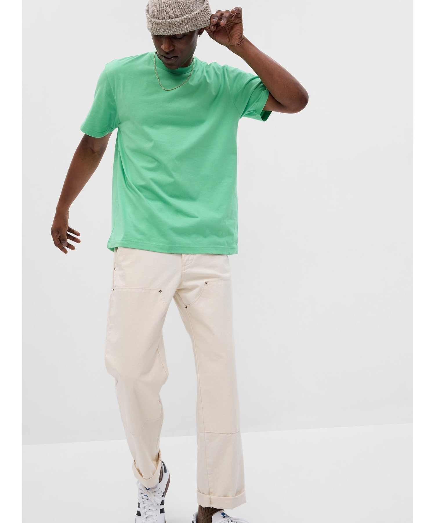 【ギャップ/GAP】のオリジナルTシャツ インテリア・キッズ・メンズ・レディースファッション・服の通販 founy(ファニー) 　ファッション　Fashion　レディースファッション　Fashion for Women　トップス・カットソー　Cut & Sew Tops　シャツ・ブラウス・オフィスカジュアル　Elegant Blouses & Button-Ups　ロングTシャツ・Tシャツ　Longline T-Shirts & Tees　ベーシック　Basic, Essential　ボーダー　Border, Stripe　定番　Standard, Basic Item　無地　Plain, Solid Color　JAMAICA_GREEN|ID: prp329100004644082 ipo3291000000033505473