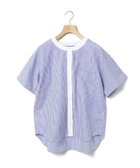 【マーコート/MARcourt】のMidiUmi クレリックストライプシャツ ブルーストライプ|ID: prp329100004644126 ipo3291000000033506162