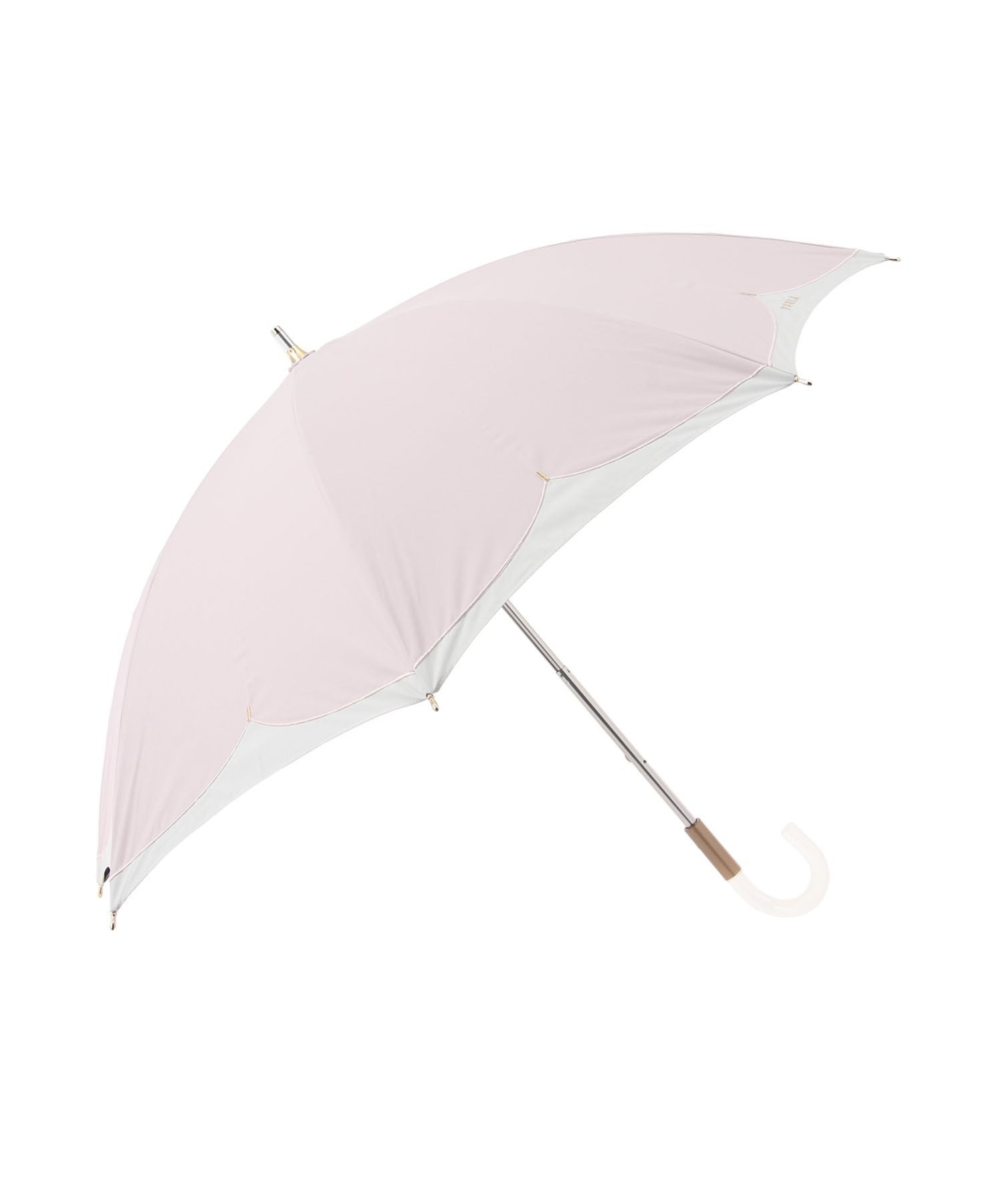 【ムーンバット/MOONBAT】のFURLA(フルラ) バイカラー カットワーク 長傘 晴雨兼用日傘 遮光 遮熱 UV インテリア・キッズ・メンズ・レディースファッション・服の通販 founy(ファニー) 　ファッション　Fashion　レディースファッション　Fashion for Women　レイングッズ・傘・晴雨兼用傘　Umbrellas & Rain Gear　イタリア　Italy　ワーク　Workwear, Utility Style　傘　Umbrella, Parasol　日傘　Parasol, UV Umbrella　ペールピンク|ID: prp329100004644140 ipo3291000000033506409