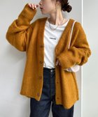 【ディスコート/Discoat】の【WEB限定/ユニセックス】モヘアライクシャギーカーディガン キャメル|ID: prp329100004644162 ipo3291000000033506657