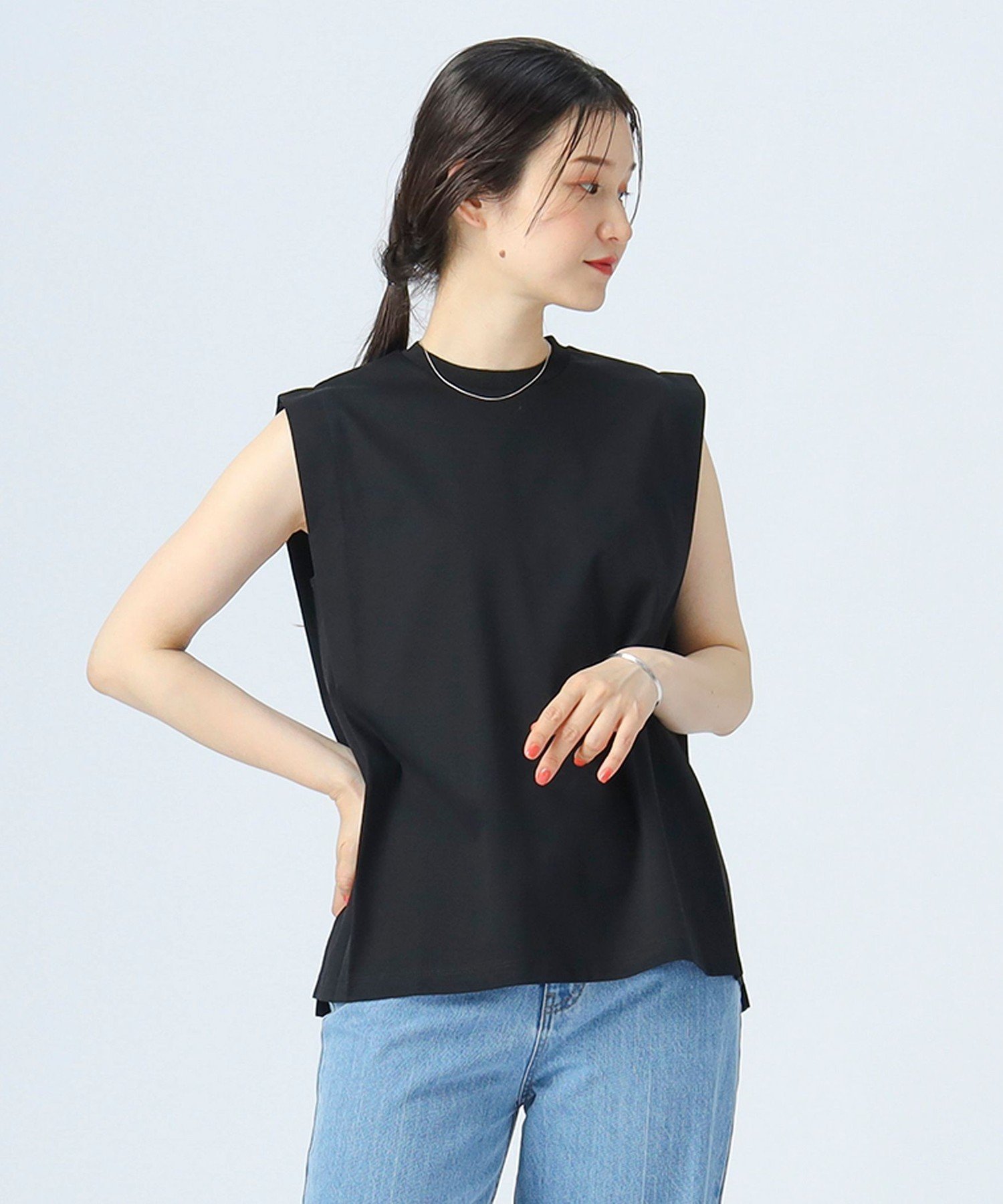 【ビームス ハート/BEAMS HEART】のタック スリーブ プルオーバー インテリア・キッズ・メンズ・レディースファッション・服の通販 founy(ファニー) 　ファッション　Fashion　レディースファッション　Fashion for Women　トップス・カットソー　Cut & Sew Tops　カジュアルプルオーバー・ニットトップス　Pullovers & Knit Tops / Casual Pullovers　ウェーブ　Wavy Pattern　カットソー　Cut and Sewn Top　シンプル　Simple, Minimal　ストレート　Straight, Straight Cut　スリーブ　Sleeve, Long Sleeve / Short Sleeve　ダウン　Down, Puffer　デニム　Denim, Jeans Material　フィット　Fit, Slim Fit　ボックス　Boxy, Box Shape　リラックス　Relax, Relaxed Fit　ワイド　Wide, Wide Fit　エレガント 上品　Elegant　ビジネス 仕事 通勤　Business / Work / Commuting　BLACK|ID: prp329100004644177 ipo3291000000033506881