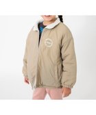 【エフオー オンラインストア/F.O.Online Store / KIDS】の【両面主役!】リバーシブルボアジャケット 人気、トレンドファッション・服の通販 founy(ファニー) ファッション Fashion キッズファッション Fashion for Kids アウター Coat Outerwear /Kids シンプル Simple, Minimal タフタ Taffeta, Structured Fabric リバーシブル Reversible, Two-Sided ワンポイント One Point, Statement Accent 冬 Winter / This Winter thumbnail ベージュ|ID: prp329100004644222 ipo3291000000035158494