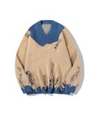 【アイモハ/aimoha】のHOOK/【HOOK】配色ダメージ加工ニット風スウェット 人気、トレンドファッション・服の通販 founy(ファニー) ファッション Fashion レディースファッション Fashion for Women トップス・カットソー Cut & Sew Tops ニット Knit Tops & Sweaters レディースパーカー・カジュアルフーディー Casual Hoodies & Sweatshirts スウェット・クルーネックトップス Sweatshirts & Crewnecks / Relaxed Fit Sweat Tops おすすめ Recommended / Our Picks インナー Innerwear スウェット / スエット Sweatshirt, Sweatwear ダメージ Distressed, Destroyed リラックス Relax, Relaxed Fit ロング Long, Long-Length 冬 Winter / This Winter 秋 Autumn thumbnail ベージュ|ID: prp329100004644224 ipo3291000000033507704