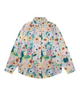 【アイモハ/aimoha】のHOOK -original- 古着風総柄プリント長袖ポリシャツ 人気、トレンドファッション・服の通販 founy(ファニー) ファッション Fashion レディースファッション Fashion for Women トップス・カットソー Cut & Sew Tops シャツ・ブラウス・オフィスカジュアル Elegant Blouses & Button-Ups おすすめ Recommended / Our Picks インナー Innerwear トレンド Trend, Trending Now プリント Print, Printed Pattern ベスト Vest, Waistcoat メンズ Men's, Menswear 長袖 Long Sleeve, Full Sleeve |ID:prp329100004644230