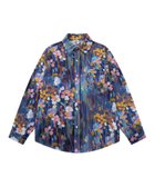【アイモハ/aimoha】のHOOK -original- 古着風総柄プリント長袖ポリシャツ 人気、トレンドファッション・服の通販 founy(ファニー) ファッション Fashion レディースファッション Fashion for Women トップス・カットソー Cut & Sew Tops シャツ・ブラウス・オフィスカジュアル Elegant Blouses & Button-Ups おすすめ Recommended / Our Picks インナー Innerwear トレンド Trend, Trending Now プリント Print, Printed Pattern ベスト Vest, Waistcoat メンズ Men's, Menswear 長袖 Long Sleeve, Full Sleeve thumbnail パープル|ID: prp329100004644230 ipo3291000000033507857