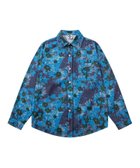 【アイモハ/aimoha】のHOOK -original- 古着風総柄プリント長袖ポリシャツ 人気、トレンドファッション・服の通販 founy(ファニー) ファッション Fashion レディースファッション Fashion for Women トップス・カットソー Cut & Sew Tops シャツ・ブラウス・オフィスカジュアル Elegant Blouses & Button-Ups おすすめ Recommended / Our Picks インナー Innerwear トレンド Trend, Trending Now プリント Print, Printed Pattern ベスト Vest, Waistcoat メンズ Men's, Menswear 長袖 Long Sleeve, Full Sleeve thumbnail ネイビー|ID: prp329100004644230 ipo3291000000033507861