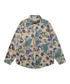 【アイモハ/aimoha】のHOOK -original- 古着風総柄プリント長袖ポリシャツ 人気、トレンドファッション・服の通販 founy(ファニー) ファッション Fashion レディースファッション Fashion for Women トップス・カットソー Cut & Sew Tops シャツ・ブラウス・オフィスカジュアル Elegant Blouses & Button-Ups おすすめ Recommended / Our Picks インナー Innerwear トレンド Trend, Trending Now プリント Print, Printed Pattern ベスト Vest, Waistcoat メンズ Men's, Menswear 長袖 Long Sleeve, Full Sleeve thumbnail ダークグリーン|ID: prp329100004644230 ipo3291000000033507869